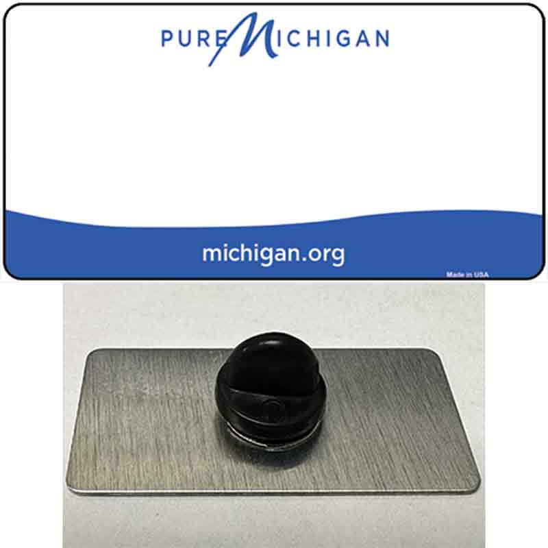 Pure Michigan Blank Novelty Metal Hat Pin