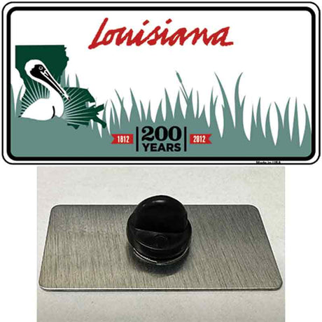 Louisiana 200 Years Blank Novelty Metal Hat Pin