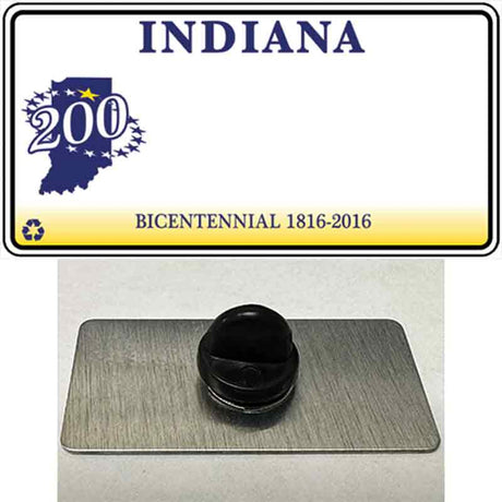 Indiana State Bicentennial Novelty Metal Hat Pin