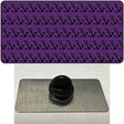 Purple Black Anchor Novelty Metal Hat Pin