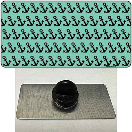 Mint Black Anchor Novelty Metal Hat Pin