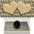 Gold Black Anchor Gold Heart Center Novelty Metal Hat Pin