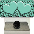 Mint Black Anchor Mint Heart Center Novelty Metal Hat Pin