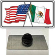 United States Mexico Flag Novelty Metal Hat Pin