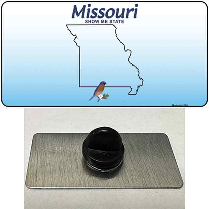 Missouri Show Me Blank Novelty Metal Hat Pin