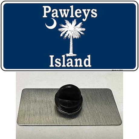 Pawleys Island Blue Novelty Metal Hat Pin