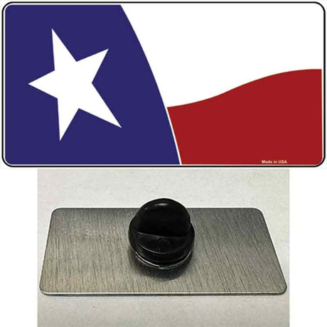 Texas State Flag Waving Novelty Metal Hat Pin