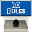 No Rules Novelty Metal Hat Pin