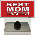 Best Mom Ever Red Novelty Metal Hat Pin