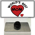 Worlds Best Mom Novelty Metal Hat Pin