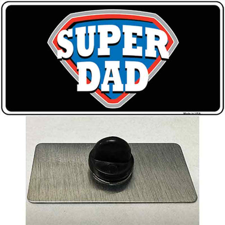 Super Dad Novelty Metal Hat Pin