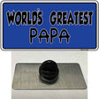 Worlds Greatest PaPa Novelty Metal Hat Pin