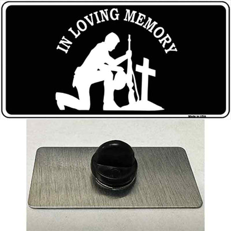 In Loving Memory Cross Novelty Metal Hat Pin