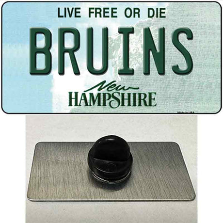 Bruins New Hampshire Novelty Metal Hat Pin