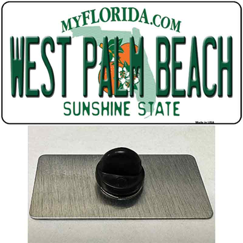 West Palm Beach Florida Novelty Metal Hat Pin