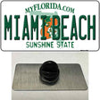 Miami Beach Florida Novelty Metal Hat Pin