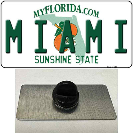 Miami Florida Novelty Metal Hat Pin