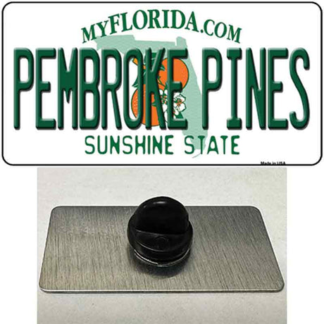 Pembroke Pines Florida Novelty Metal Hat Pin