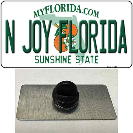 N Joy Florida Novelty Metal Hat Pin