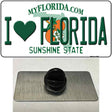 I Love Florida Novelty Metal Hat Pin