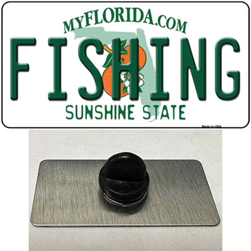 Fishing Florida Novelty Metal Hat Pin