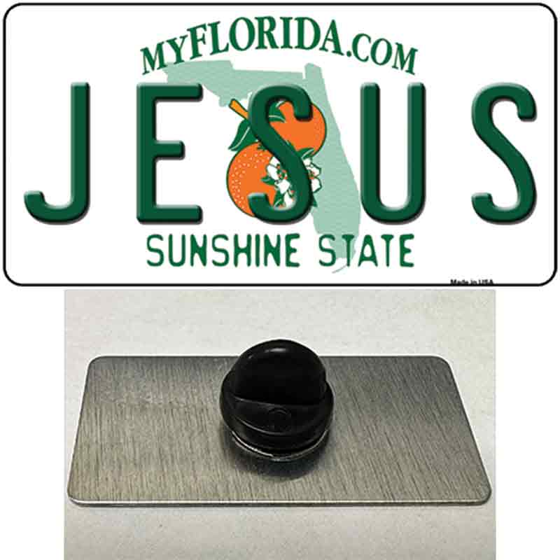 Jesus Florida Novelty Metal Hat Pin