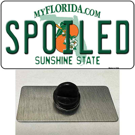 Spoiled Florida Novelty Metal Hat Pin