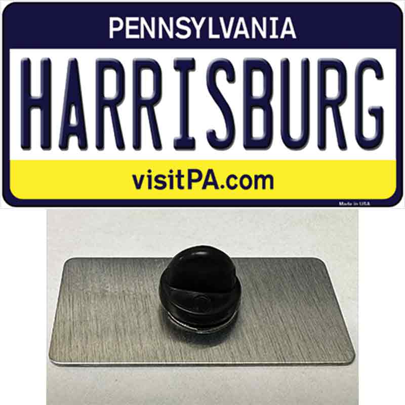 Harrisburg Pennsylvania State Novelty Metal Hat Pin