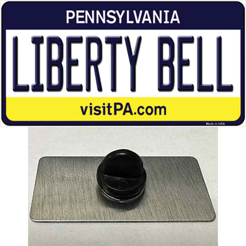 Liberty Bell Pennsylvania State Novelty Metal Hat Pin