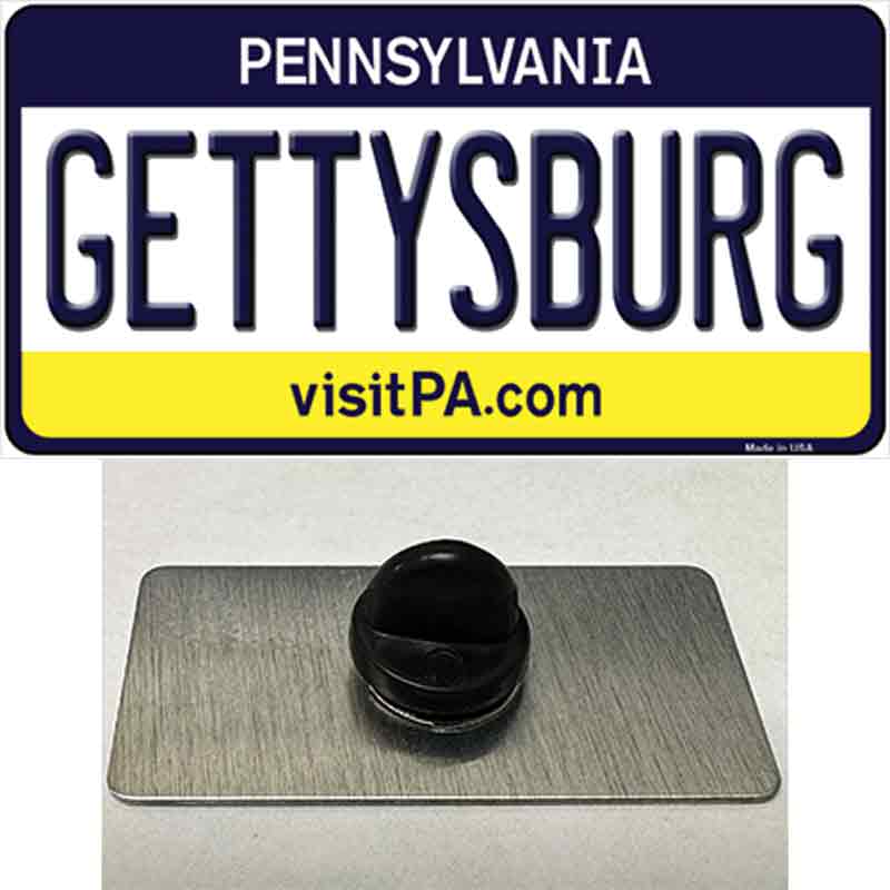 Gettysburg Pennsylvania State Novelty Metal Hat Pin