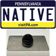 Native Pennsylvania State Novelty Metal Hat Pin