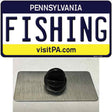 Fishing Pennsylvania State Novelty Metal Hat Pin