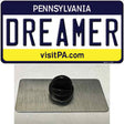 Dreamer Pennsylvania State Novelty Metal Hat Pin