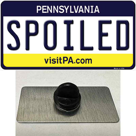 Spoiled Pennsylvania State Novelty Metal Hat Pin