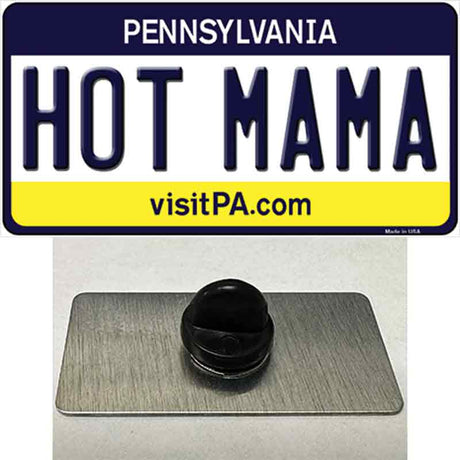 Hot Mama Pennsylvania State Novelty Metal Hat Pin