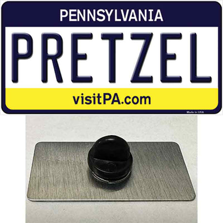 Pretzel Pennsylvania State Novelty Metal Hat Pin