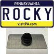 Rocky Pennsylvania State Novelty Metal Hat Pin