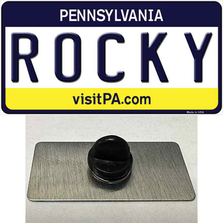 Rocky Pennsylvania State Novelty Metal Hat Pin