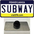 Subway Pennsylvania State Novelty Metal Hat Pin