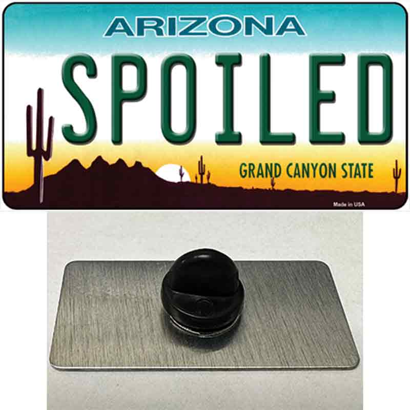 Arizona Spoiled Novelty Metal Hat Pin