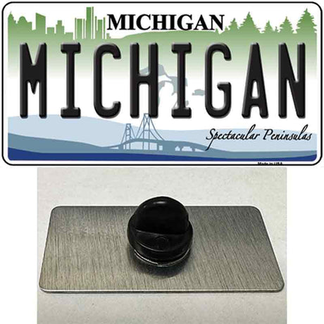 Michigan Novelty Metal Hat Pin