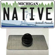 Native Michigan Novelty Metal Hat Pin