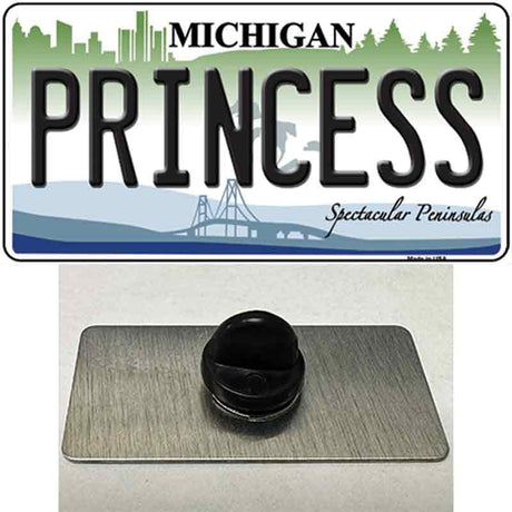 Princess Michigan Novelty Metal Hat Pin