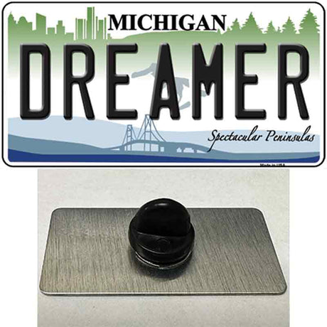 Dreamer Michigan Novelty Metal Hat Pin