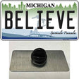 Believe Michigan Novelty Metal Hat Pin