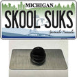 Skool Suks Michigan Novelty Metal Hat Pin