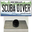 Scuba Diver Michigan Novelty Metal Hat Pin