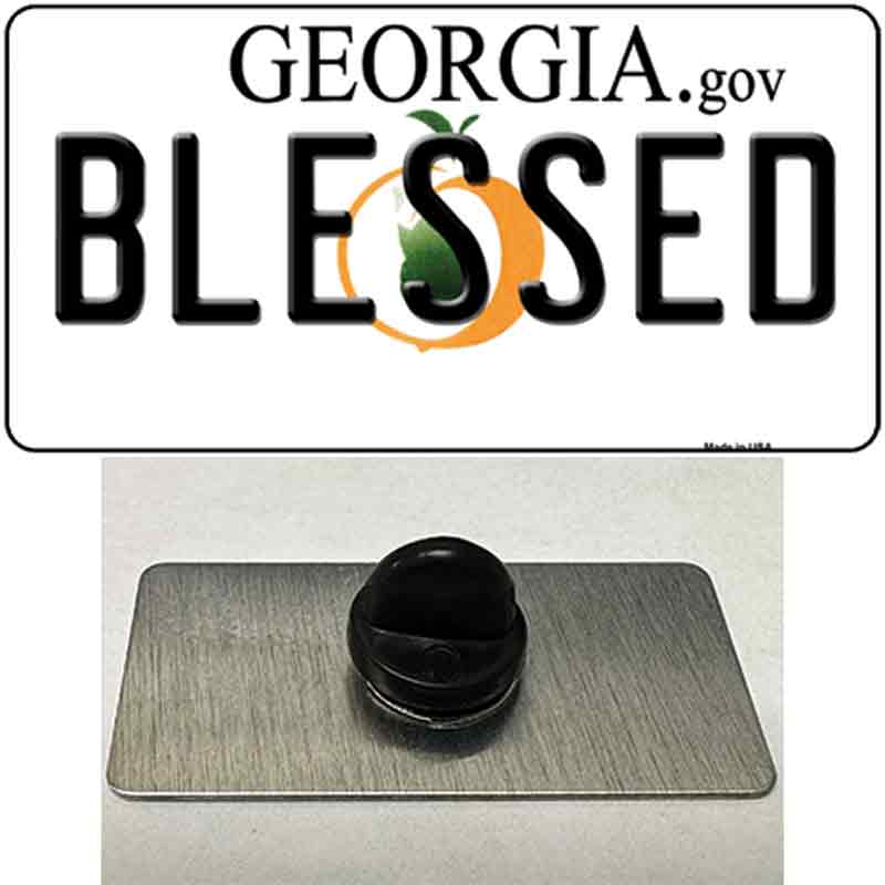 Blessed Georgia Novelty Metal Hat Pin