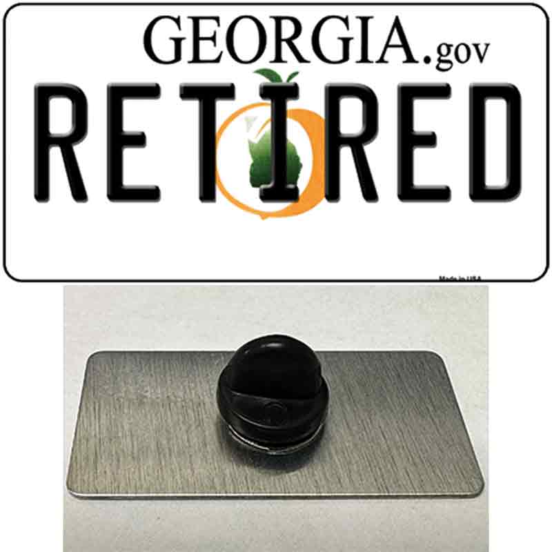 Retired Georgia Novelty Metal Hat Pin