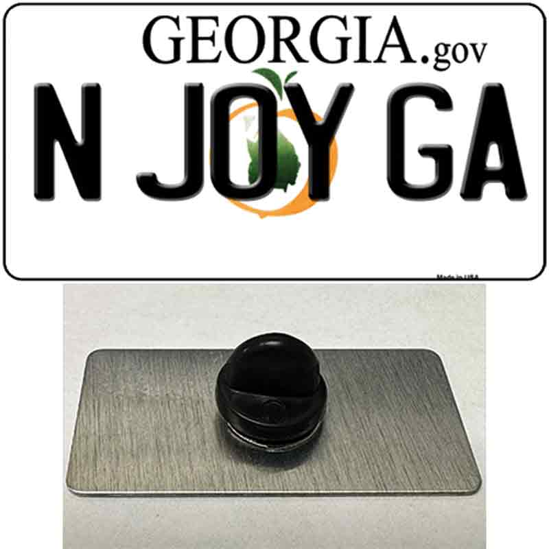 N Joy Ga Georgia Novelty Metal Hat Pin